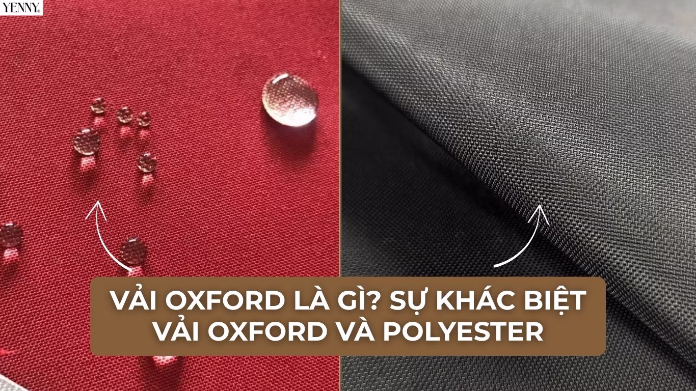 Vải oxford là gì? Sự khác biệt Vải oxford và polyester