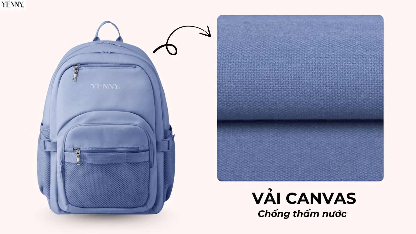 Chất liệu vải canvas dày dặn