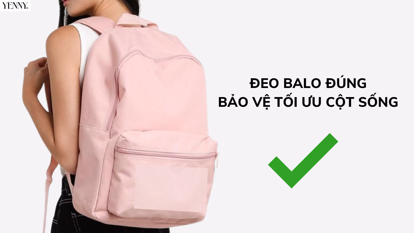 Đeo balo đúng cách bảo vệ tối ưu cột sống 