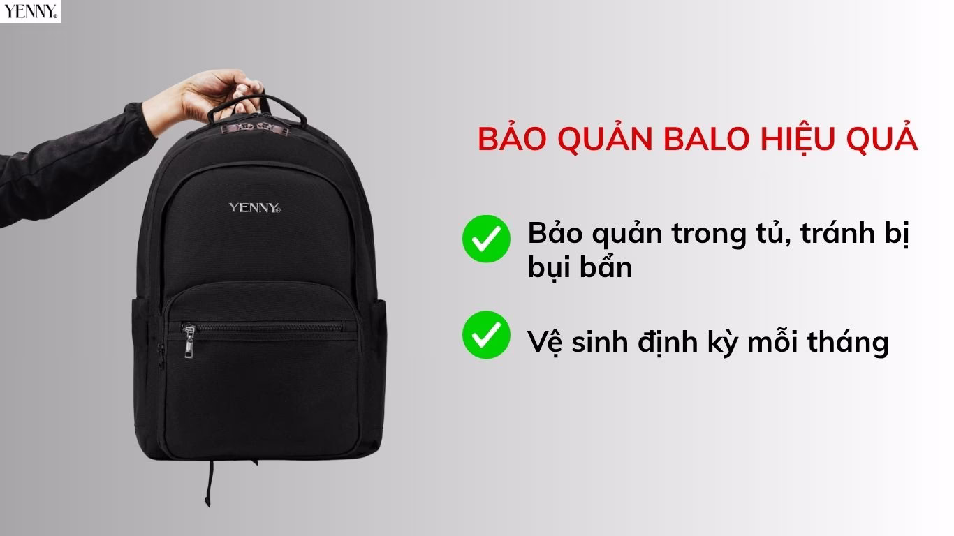 Cách bảo quan balo đúng và hiệu quả