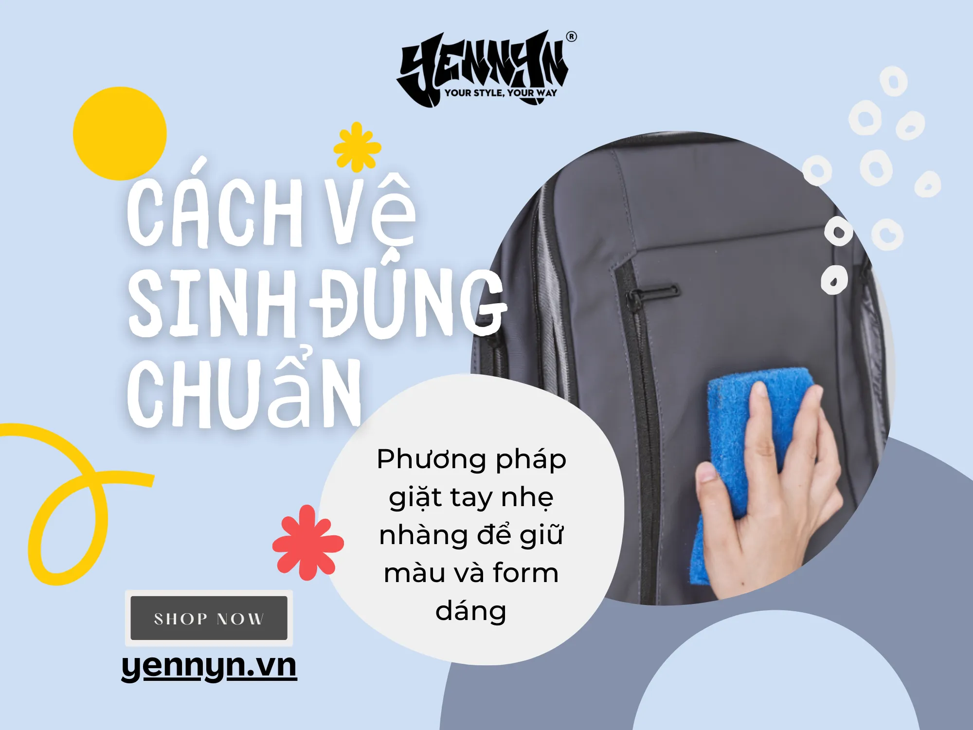 Cách vệ sinh đúng chuẩn để không còn lo balo vải canvas có bền không