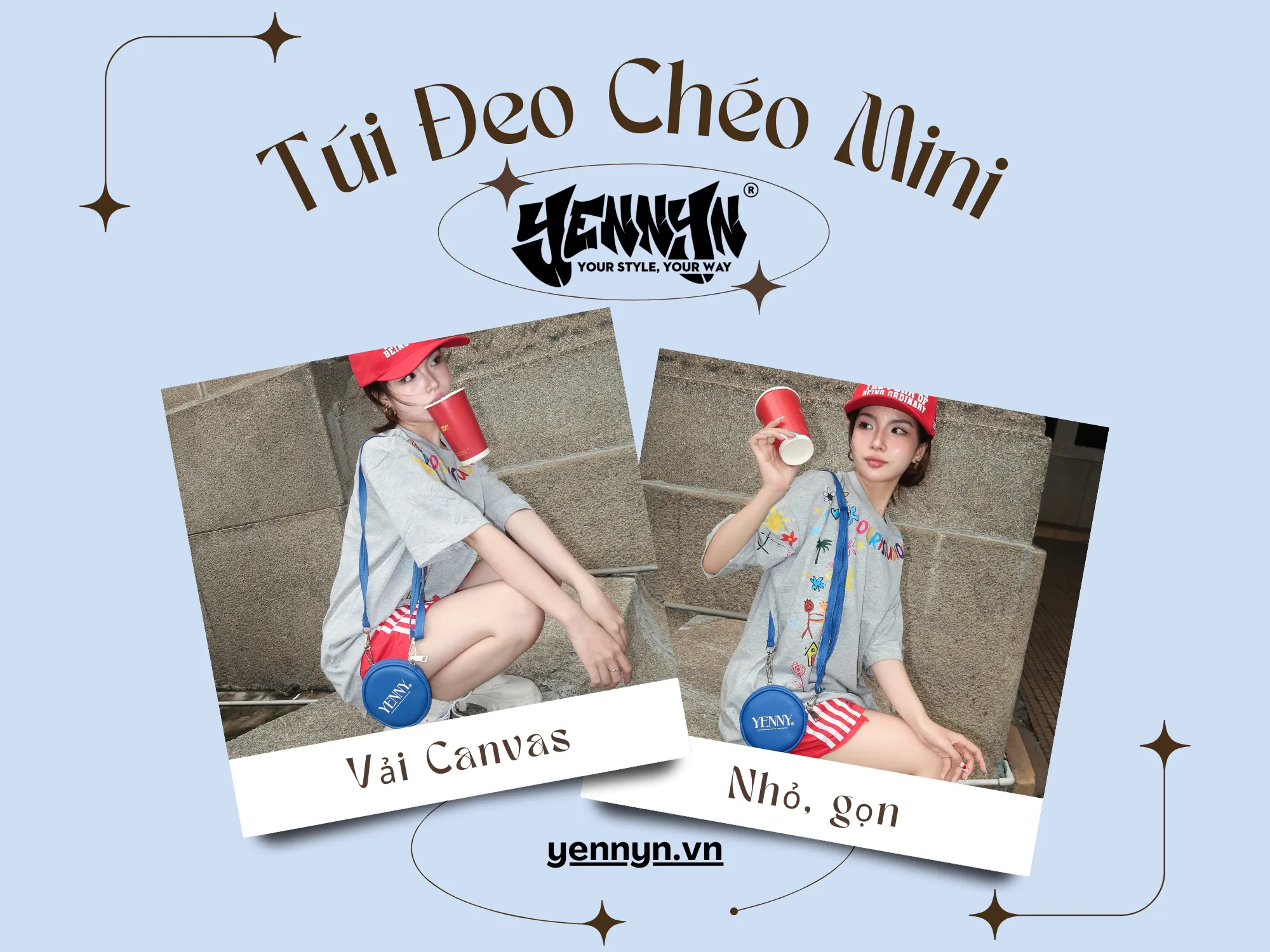 Túi đeo chéo nữ nhỏ gọn mini dành cho nàng yêu sự tinh tế