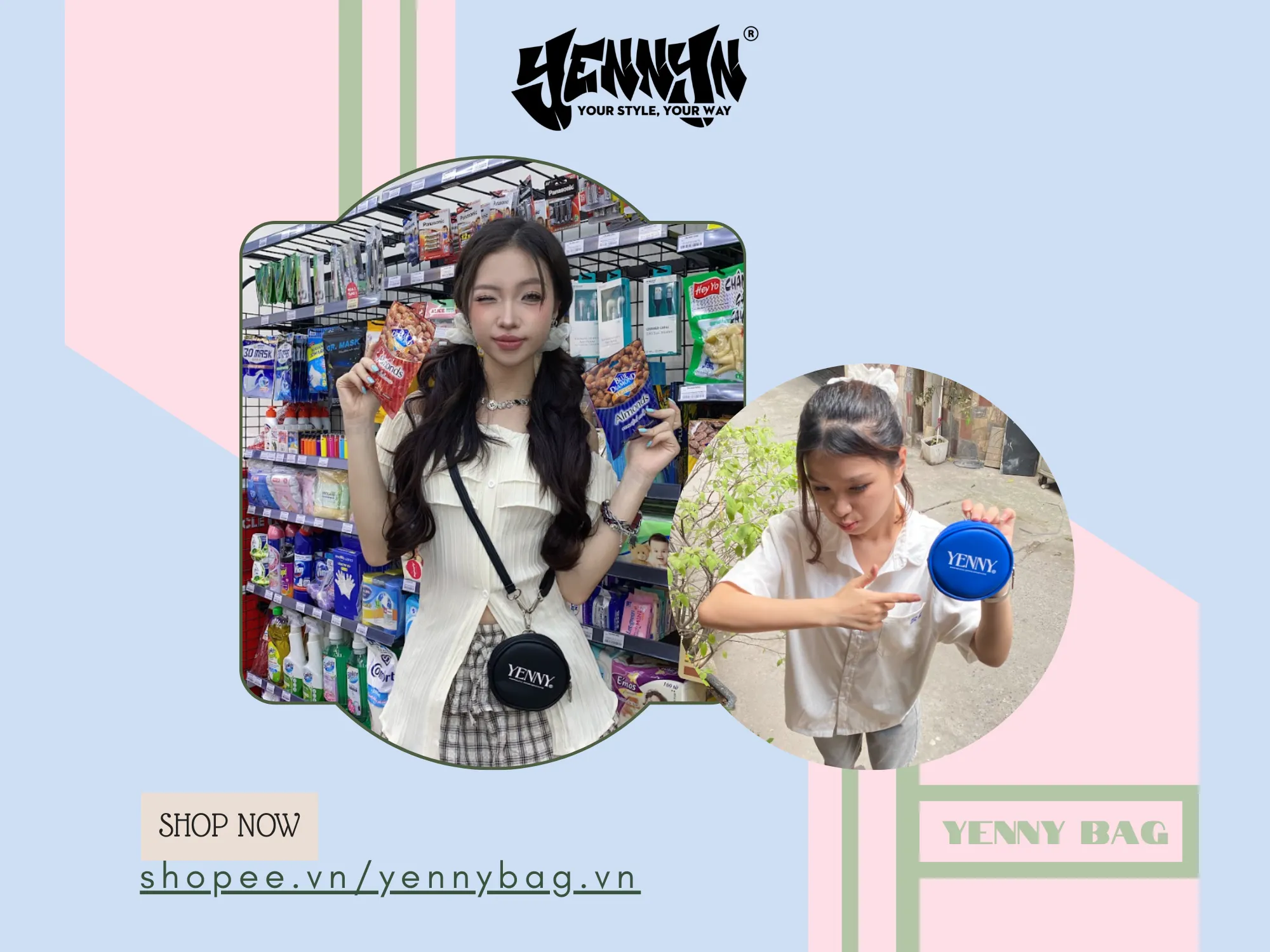 Tổng hợp lựa chọn túi đeo chéo nữ nhỏ gọn phù hợp với phong cách của nàng