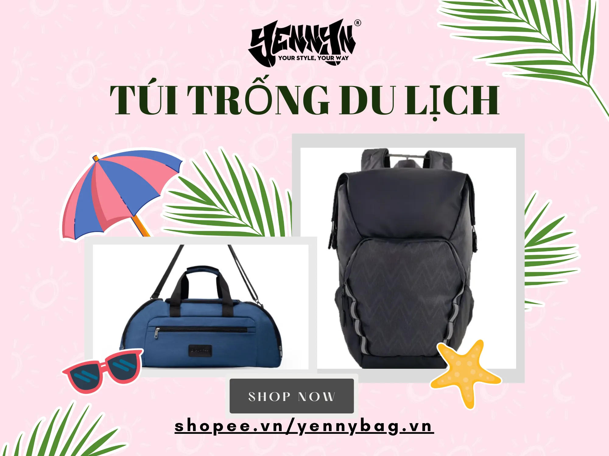 Mua túi trống du lịch chống nước cao cấp, bền bỉ và dung tích lớn