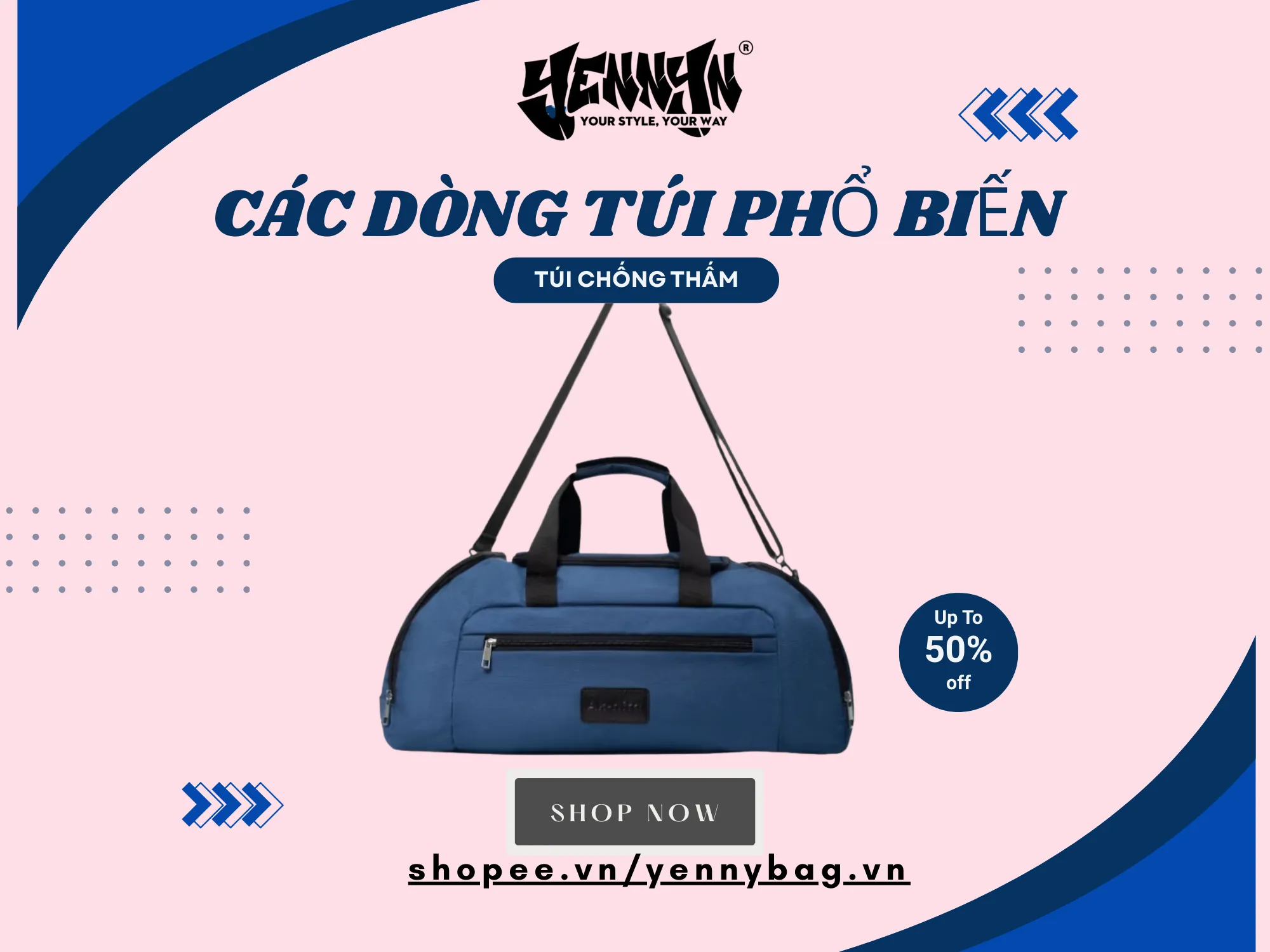 Những dòng túi trống du lịch chống nước phổ biến nhất hiện nay