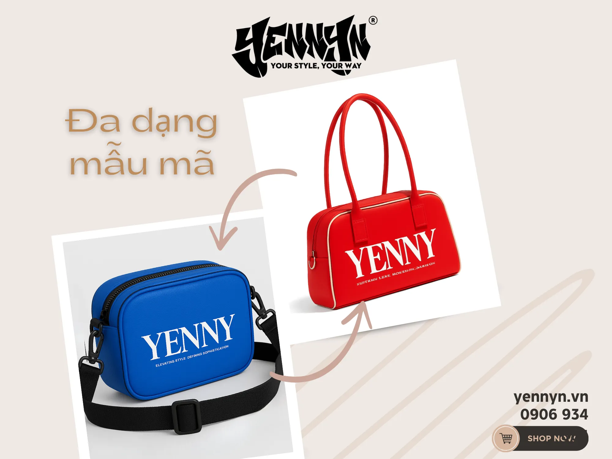 Mẫu mã đa dạng giúp túi xách hàng hiệu giá tốt trở nên hấp dẫn